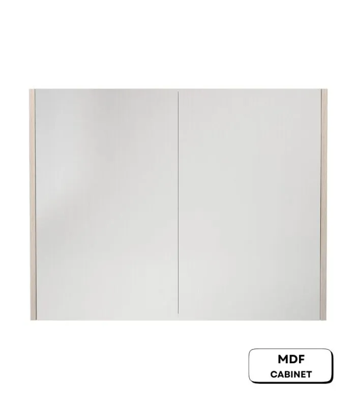 Camden 900mm Shaving Cabinet - Coastal Oak
