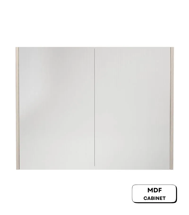 Camden 900mm Shaving Cabinet - Coastal Oak