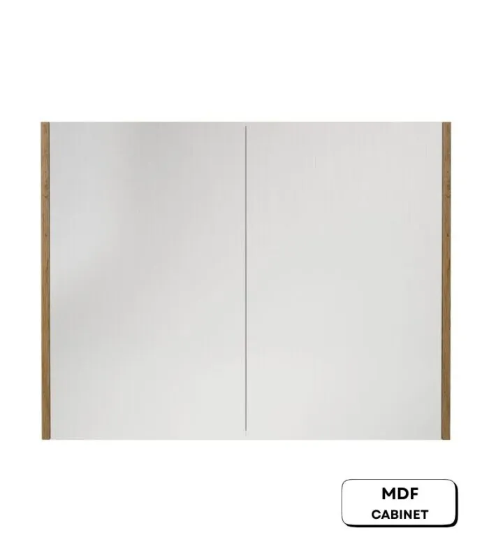 Camden 900mm Shaving Cabinet - Prime Oak