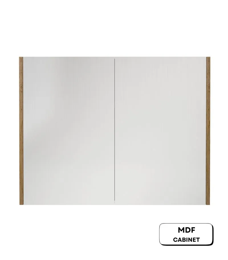 Camden 900mm Shaving Cabinet - Prime Oak