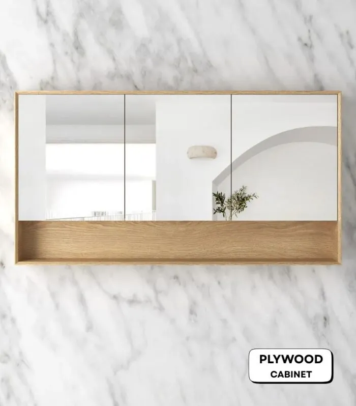 Byron 1500x800mm Shaving Cabinet - Woodland Oak