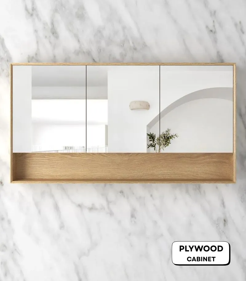 Byron 1500x800mm Shaving Cabinet - Woodland Oak
