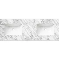 Natural Carrara With Undermount Basin