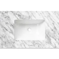 Natural Carrara With Undermount Basin