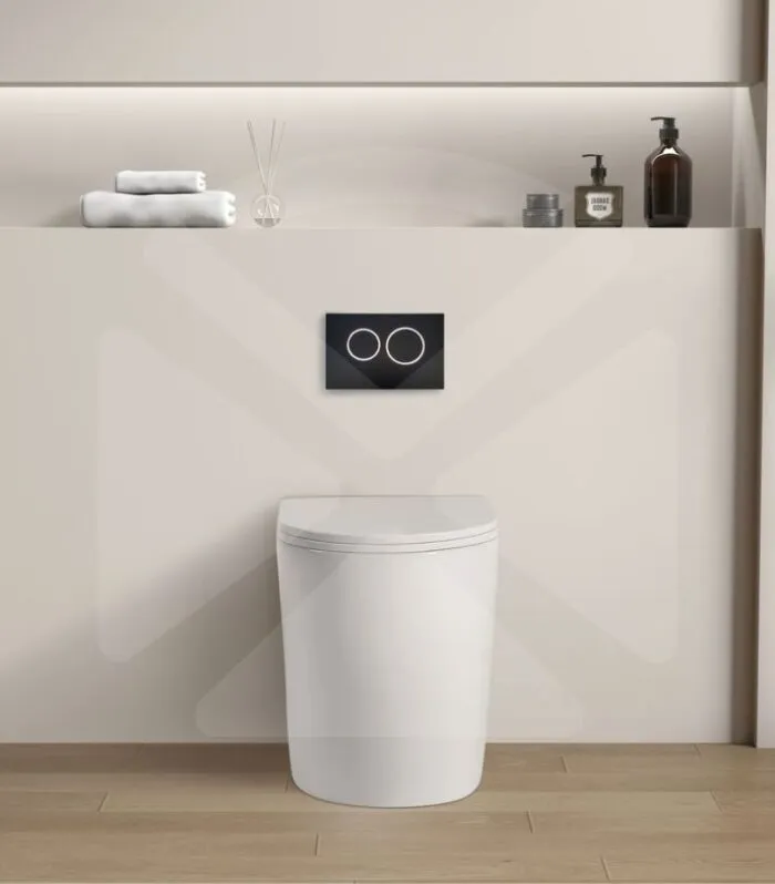 Elvera Tornado Extra Height Floorstanding Toilet Pan - White - Frontview
