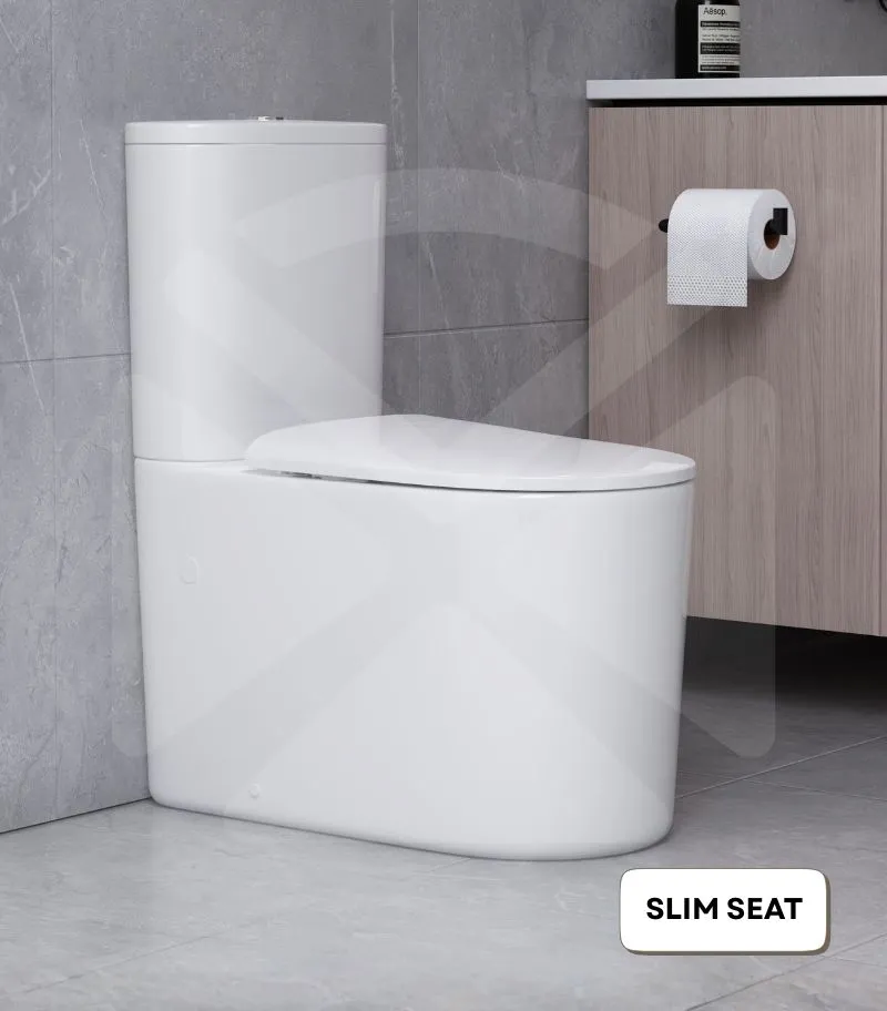Devito Tornado Rimless Wall Faced Toilet Suite - Sideview