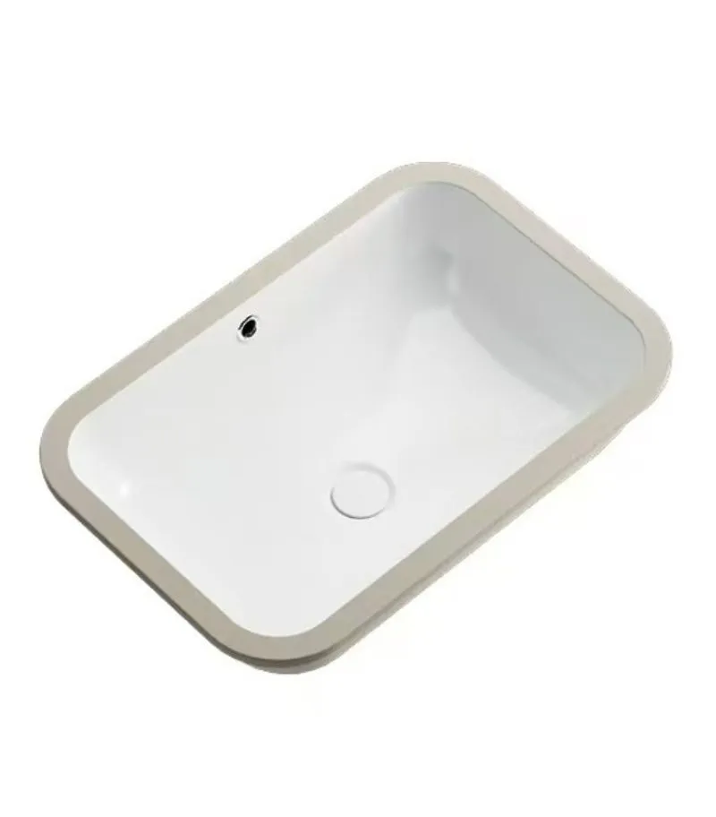 Kliff Rectangle Undermount Ceramic Basin