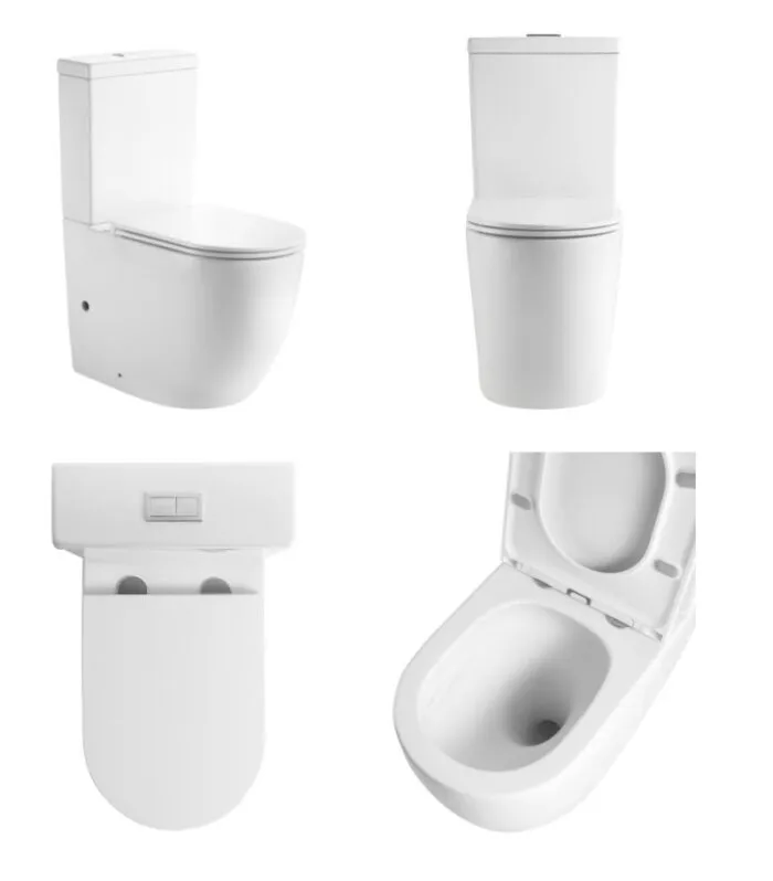 Procida Tornado Rimless Wall Faced Toilet Suite - Multiviews