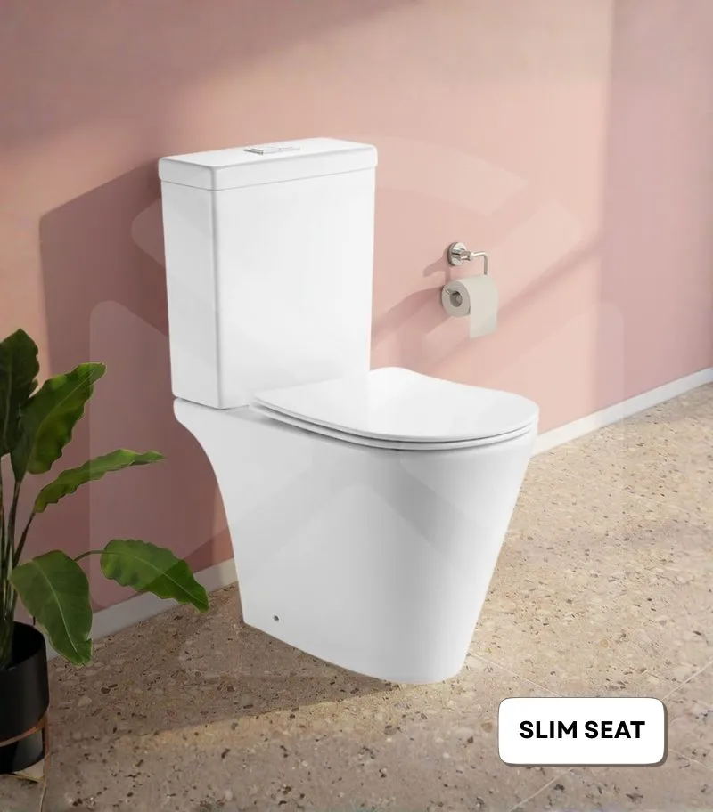 Rocca Tornado Rimless Close Coupled Toilet Suite