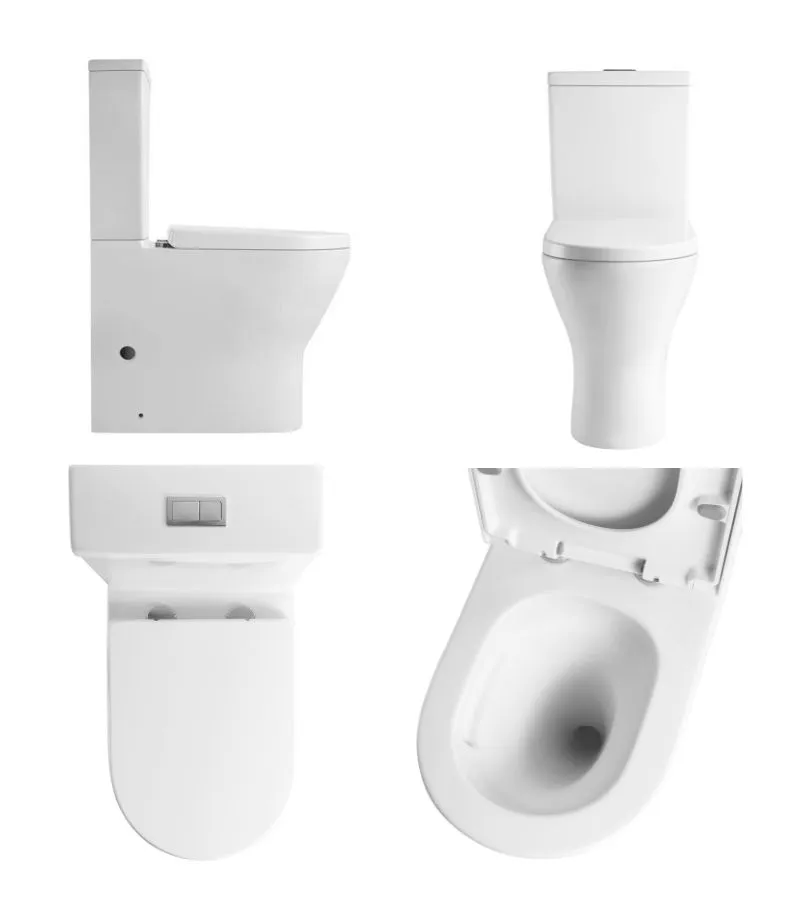 Verona Tornado Rimless Wall Faced Toilet Suite - Multiviews