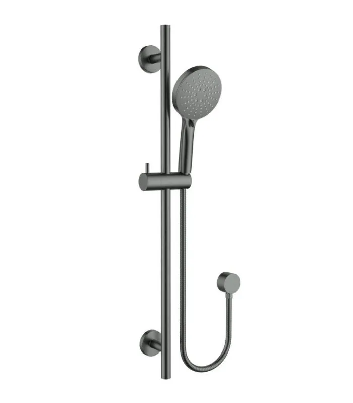 Otus Slimline Hand Shower On Rail - Gunmetal