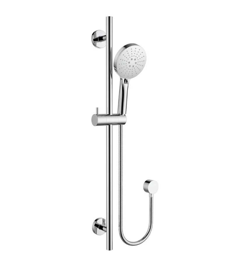 Otus Slimline Hand Shower On Rail - Chrome