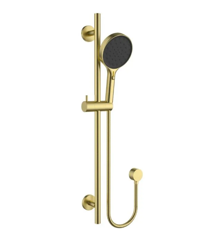 Sulu II Hand Shower On Rail - Brushed Gold
