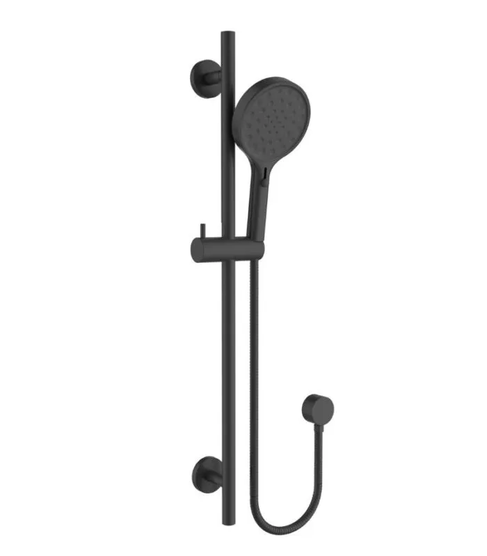 Sulu II Hand Shower On Rail - Matte Black