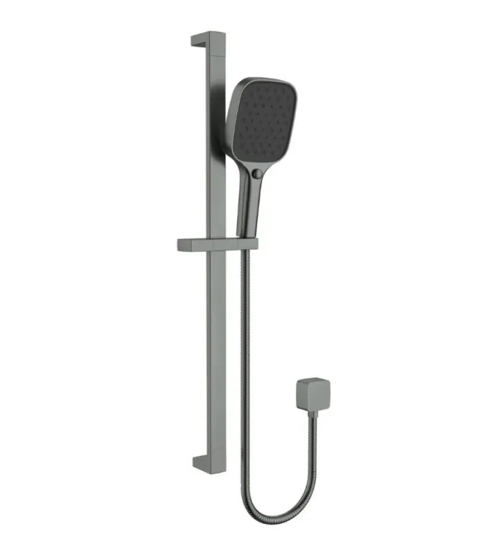Ceram Hand Shower On Rail - Gunmetal