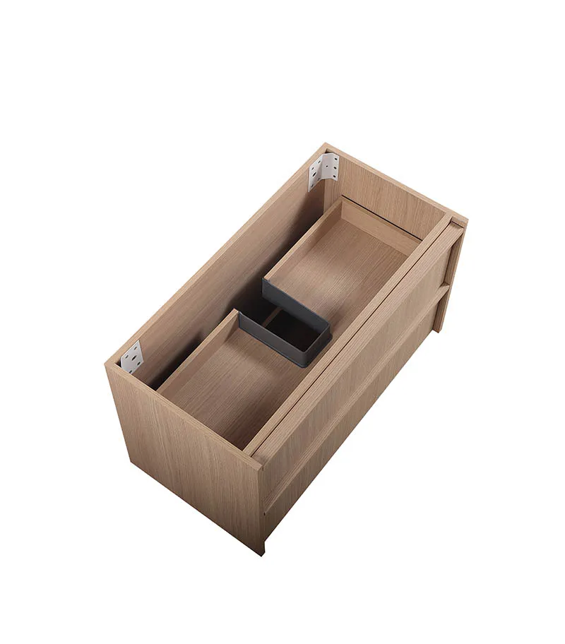 Ridgewood 900mm Plywood Wall Hung Vanity - Sandy Oak Cabinet